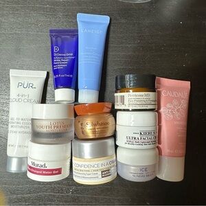 MINI TRAVEL SIZE Bundle of 11pc skincare face moisturizer sleeping mask water ge